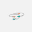Pastel Pop Silver Toe Rings,,hi-res view 4