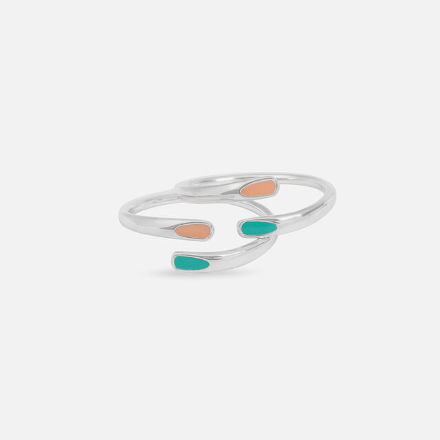 Pastel Pop Silver Toe Rings,,hi-res image number null