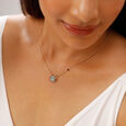 14KT Yellow Gold Spiritual Evil Eye Necklace,,hi-res view 1