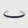 Bold Glint Silver Bangle,,hi-res view 3