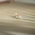 Twinkle Bloom Diamond Nose Pin,,hi-res view 1