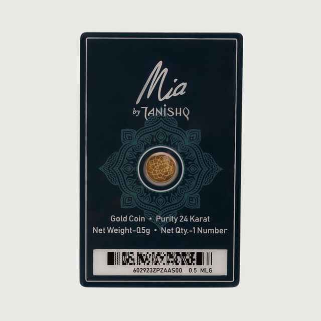 0.5 GM 24 Karat Lotus Gold Coin,,hi-res image number null