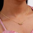 Elegant Chic Gold Necklace,,hi-res view 2