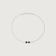 Aqua Flick Single Silver Anklet,,hi-res view 4