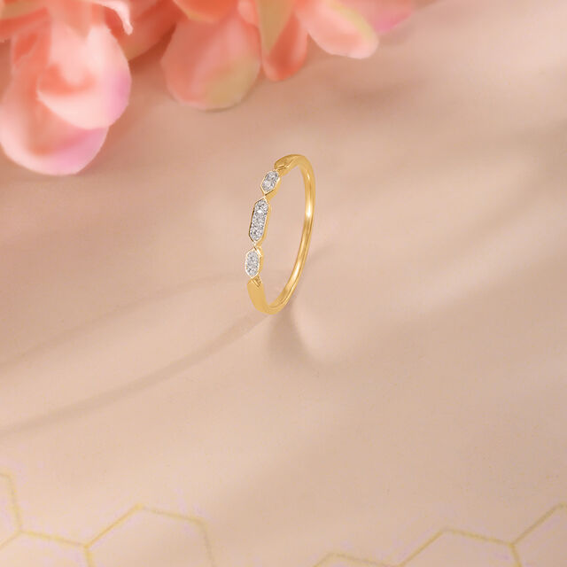 Honeyline Spark Diamond Ring,,hi-res image number null