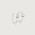 Sleek Curve Silver Toe Rings,,hi-res view 3