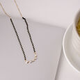 Raindrop Radiance Gold and Diamond Mangalsutra,,hi-res view 1