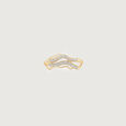 Sculpted Wave Diamond Ring,,hi-res view 1