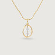 Oval Pop Diamond Pendant,,hi-res view 3