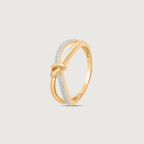 Endless Knot Diamond Ring