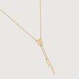 Lotus Aura Gold Necklace,,hi-res view 4