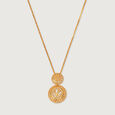 Warli Echoes 22KT Gold Necklace,,hi-res view 3