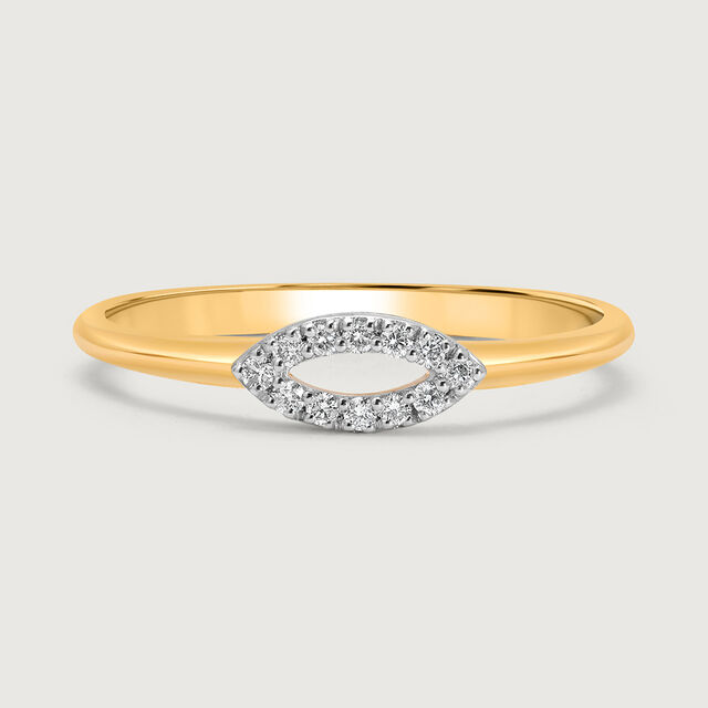 Sunlit Elegance 18KT Diamond Finger Ring,,hi-res image number null
