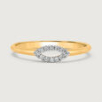 Sunlit Elegance 18KT Diamond Finger Ring,,hi-res view 2