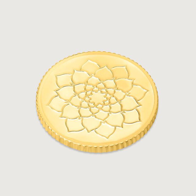 25 GM 24 Karat Lotus Gold Coin,,hi-res image number null