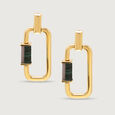 Dynamic Switch Malachite to Opal 18 KT Drop Earring,,hi-res view 4
