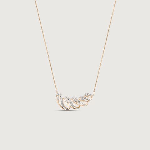 Paisley Twist Diamond Necklace