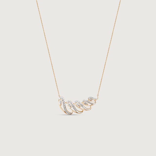 Paisley Twist Diamond Necklace,,hi-res image number null