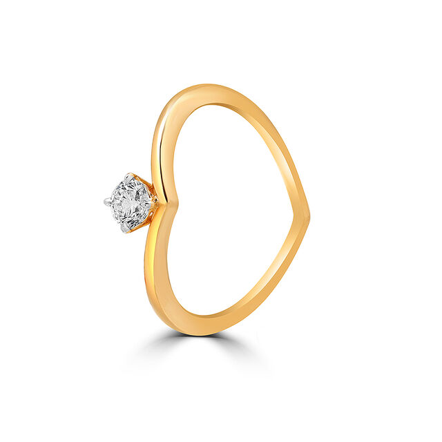 Serenity Stackable Multipurpose Solitaire Finger Ring,,hi-res view 7