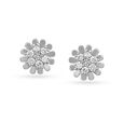 18 Karat White Gold Dazzling Opulent Diamond Stud Earrings,,hi-res view 1