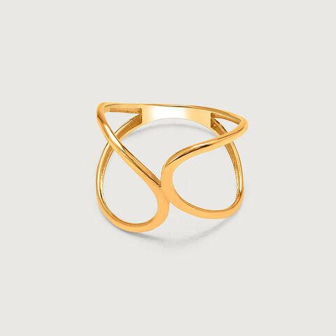 Entwined Elegance 18KT Gold Ring