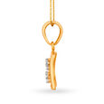 14Kt Yellow Gold Pendant With Diamonds,,hi-res view 2
