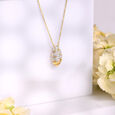 Hive Whisper Diamond Necklace,,hi-res view 1