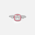 Radiant Twist Silver Finger Ring,,hi-res view 3
