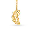 18KT Friends of Bride Yellow Gold and Diamond pendant,,hi-res view 2