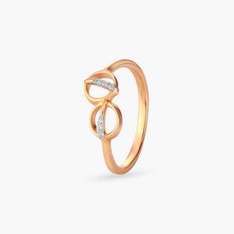 Linked Light Diamond Ring