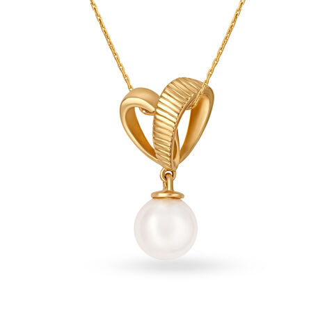 The Tell-Tale Heart Yellow Gold Pendant