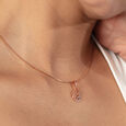Graceful Charm Gold & Diamond Pendant,,hi-res view 2
