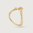 Meteor Trail 14KT Diamond Finger Ring,,hi-res view 5