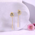Hive Whisper Diamond Sui Dhaga Earrings,,hi-res view 1