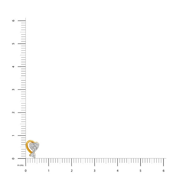 14KT Yellow Gold Diamond Stud Earrings,,hi-res view 4