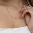 Minimalist Charm Yellow Gold Chain,,hi-res view 1