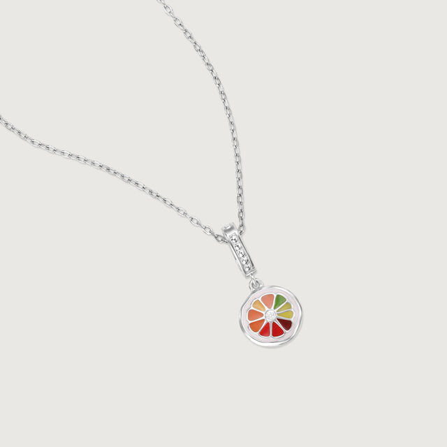 Vibrant Wheel Silver Pendant,,hi-res image number null