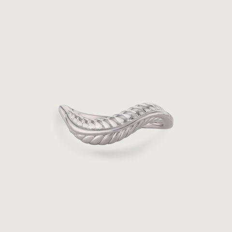 Chic Textured Silver Ring