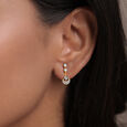 Mystic Moon 14 Kt Gold and Diamond Drop Earrings,,hi-res view 2