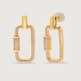 Dynamic Flip Pink Opal 18KT Drop Earring,,hi-res view 5