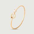 Poised Knot Pearl Bangle,,hi-res view 4