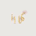 Bold Duo Pearl Stud Earrings,,hi-res view 4
