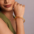 Saura Symbiosis 22KT Gold Bangle,,hi-res view 2