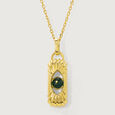 Elegant Enchantment 18KT Chain Emerald Pendant with chain,,hi-res view 3