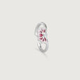 Radiant Lotus Silver Toe Ring,,hi-res view 4