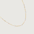 Lustrous Knot Pearl & Gold Chain,,hi-res view 4