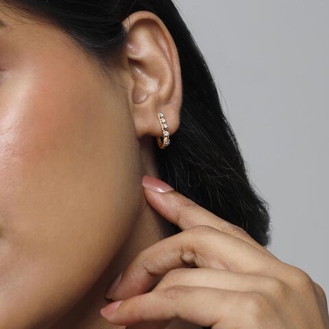 Infinite Glow Diamond Hoop Earrings