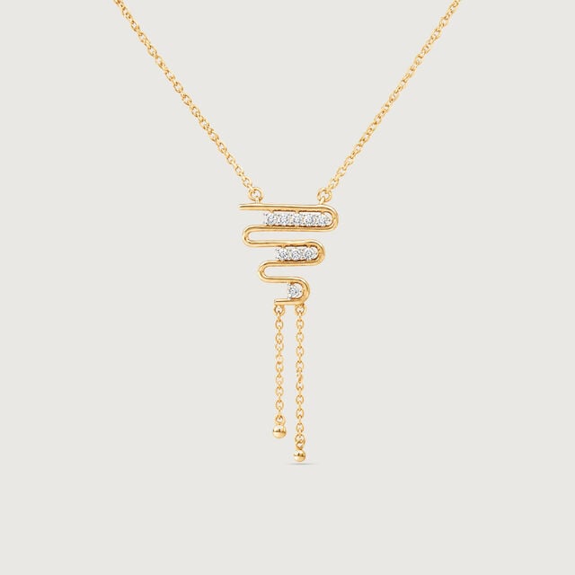 Fluid Rhythm Diamond Necklace,,hi-res image number null