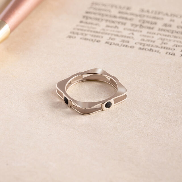Modern Geometric Gold Finger Ring,,hi-res image number null