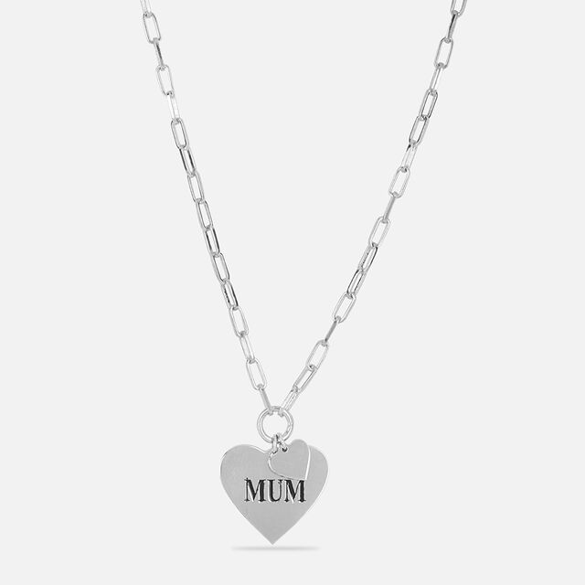 Forever Love Silver Necklace.,,hi-res image number null